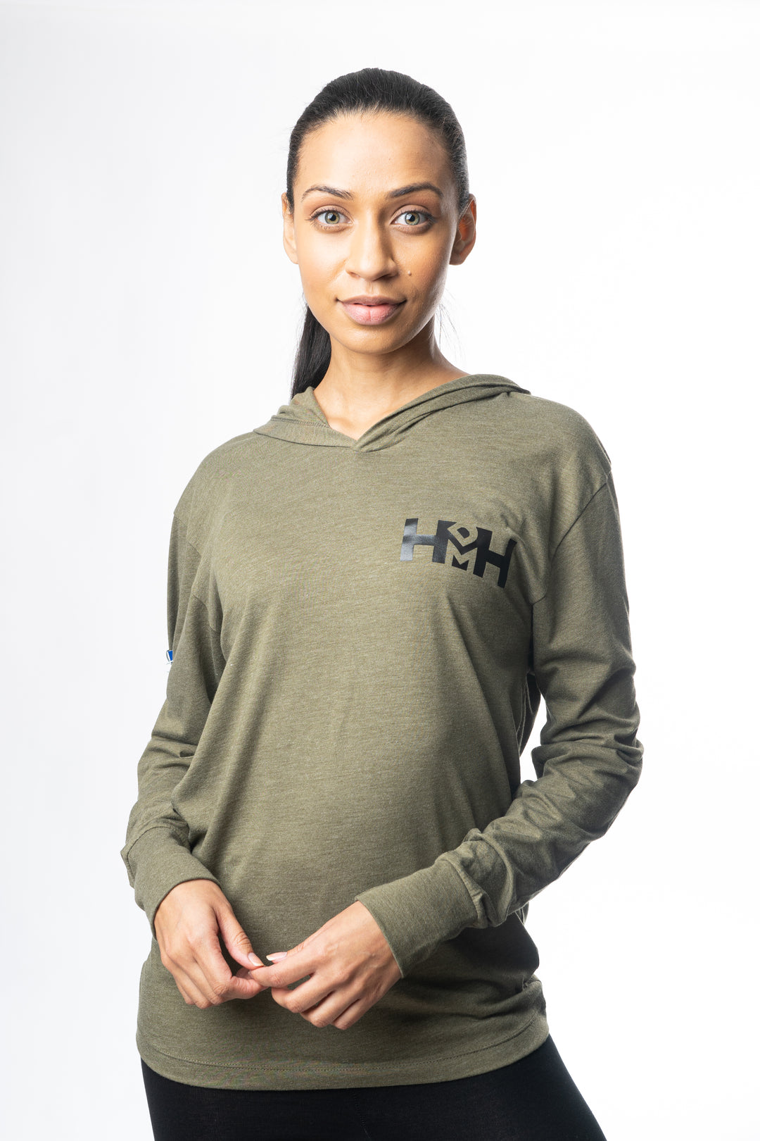 HDMH Unisex Jersey Hoodie - Military Green